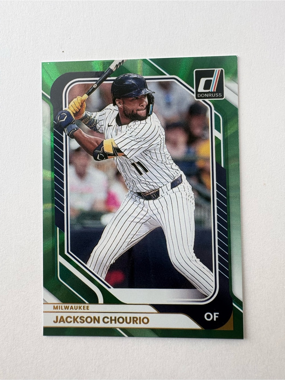 2026 Panini Donruss Green Lazer Jackson Chourio